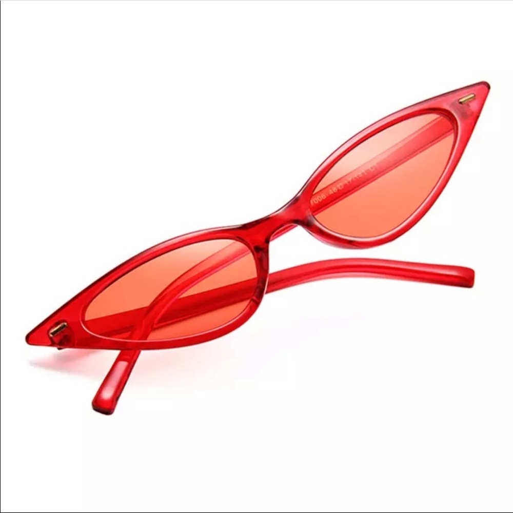 Trendy Red Small glasses